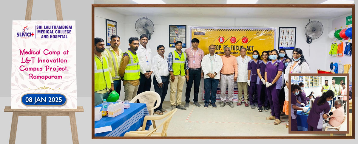Medical Camp at  L&T Innovation  Campus Project,  Ramapuram