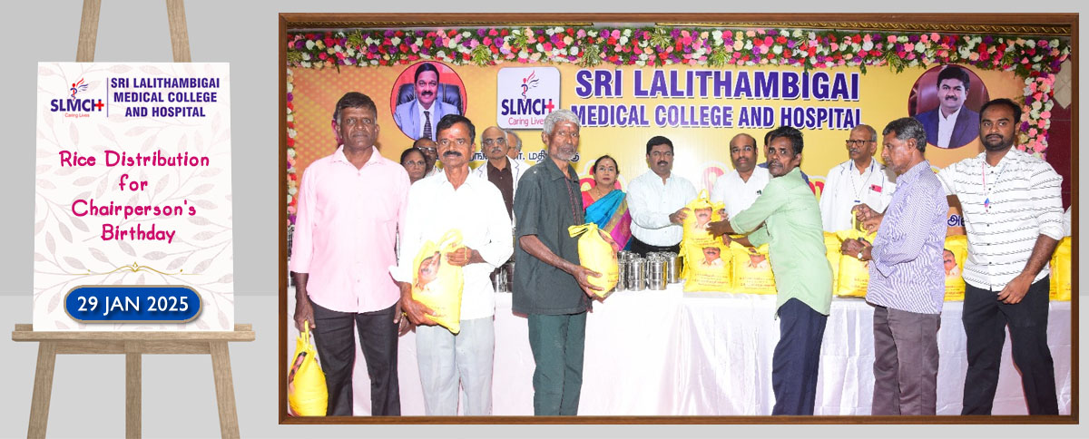 Rice Distribution for Chairperson's Birthday