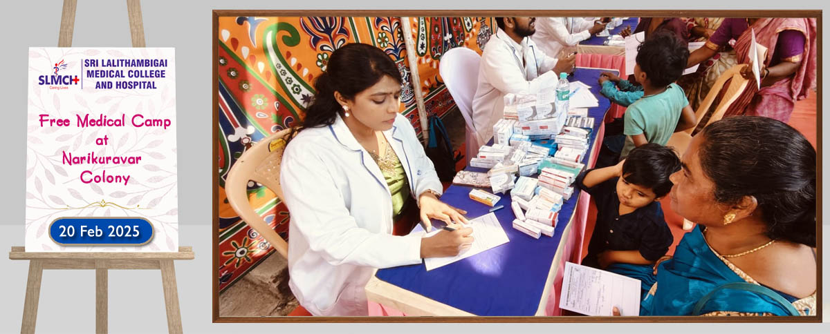 Free Medical Camp at Narikuravar Colony