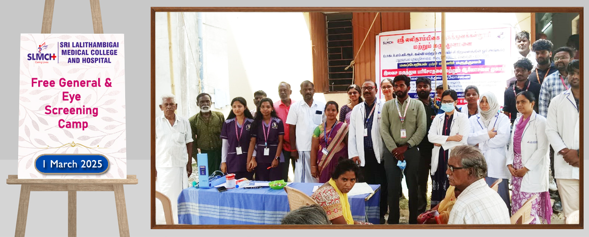 Free General & Eye Screening Camp by SLMCH