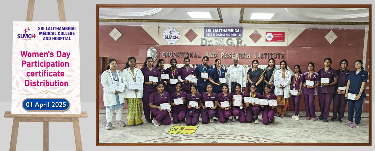 Women's Day Participation certificate Distribution